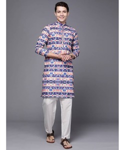 Pakistanais Hiver AchkanBandhgalaSherwaniKurta pour Homme en Tissu de Coton avec Dernier Col Cou Bouton Chaîne Pyjama Pathani - Product Image 5