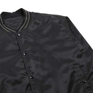 Chaqueta Varsity de Punto Satinado para Hombre, Estilo Urbano de Invierno, Profesional, con Logotipo Frontal, Impermeable y Reversible - Product Image 2