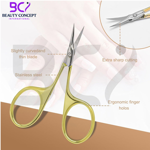 Tijeras para Cutículas 2026 OEM, Producto de Última Generación, Hoja Curva, Mango Redondeado, Punta Fina, para el Cuidado de las Manos - Product Image 4