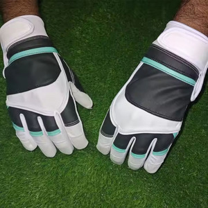 Gants de baseball et de softball pour hommes de haute qualité en cuir professionnel jaune et noir avec une adhérence élevée - Product Image 6