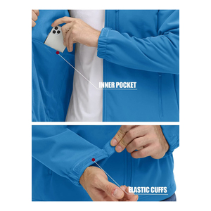 แจ็คเก็ตกันลมสำหรับผู้ชายเสื้อกันลมแบบลำลองสำหรับฤดูใบไม้ร่วง - Product Image 4