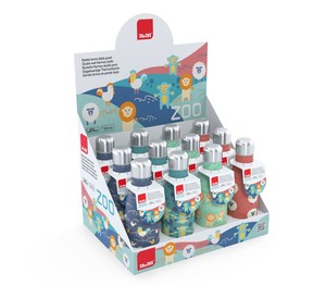 Bottiglia termica in acciaio inossidabile a doppia parete, senza BPA, per bambini, 350 ml. (Ibili 758435I) - Product Image 1