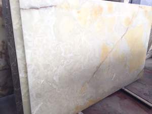 Excellentes dalles et carreaux d'onyx transparent Lignes dorées blanches Pierres naturelles Pierres de marbre pour décoration de mur et de sol d'hôtel et de villa - Product Image 6