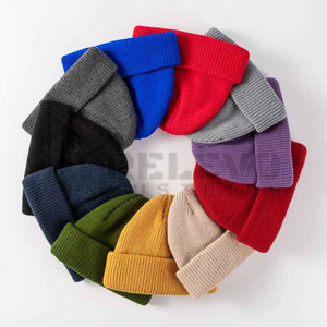 High Quality 100% Acrylic Custom Logo 3D Embroidery Unisex Outdoor Knitted Beanie <b>Hat</b> Warm <b>Winter</b> - Product Image 4