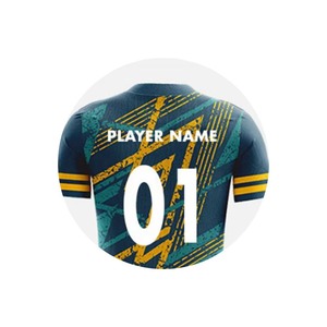 Kit de football respirant personnalisé Maillots de football personnalisés avec service OEM Ensembles d'uniformes de football Maillots de football sublimés pour hommes - Product Image 4