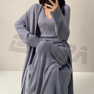 Ensemble de vêtements de détente en tricot confortable de luxe 3 pièces Dahlias et ensemble de salon doux et confortable pour femmes vente en gros de mode de haute qualité - Product Image 6