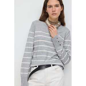 Suéter de Punto con Cuello de Bicicleta y Detalle de Broche - Product Image 5