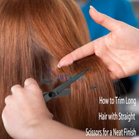 Kit de ciseaux de coiffure avec accessoires de coupe de cheveux pour salon de coiffure professionnel