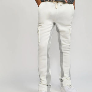 Pantalons de survêtement en coton pour hommes, pantalons de survêtement pour hommes printemps et automne, pantalons amples à petit pied, pantalons décontractés printemps et pantalons pour hommes - Product Image 3