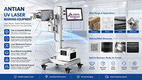 Machine de marquage laser UV ANTIAN 305F, fabricant direct d'usine, auditée SGS, personnalisation OEM ODM pour marquage non thermique