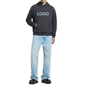 Sweat à capuche de luxe pour homme, marque privée, orné, mélange de coton et de polyester, 320-420 GSM, tailles XXS-6XL, streetwear, printemps - Product Image 5