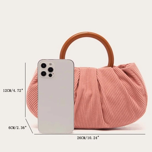 Bolsa de Mano Personalizada con Logotipo, de Lujo, de Pana, de Algodón Biodegradable Dupont, Personalizable con Impresión, para Empaque de Regalos - Product Image 6