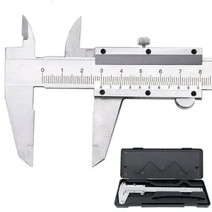 Hot Selling Vernier Caliper Impermeável Profundidade Vernier Caliper Altura Medidores Vernier Caliper 6 "Todos os Tamanhos Metal Medidor Micrômetro