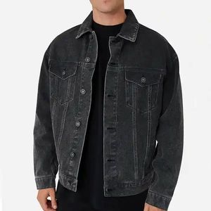 Chaqueta Vaquera de Mezclilla 100% Algodón de Primera Calidad, Hecha a Medida, Venta al por Mayor OEM |   Ropa de Calle Informal Resistente y Transpirable para Hombre, Corte Ajustado, para Invierno - Product Image 5