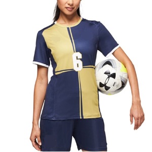 Women's Sport Team Soccer Football Wear Sets Wholesale Reasonable Price 100% Cotton Organic Bamboo Fiber Custom Brand - Product Image 1