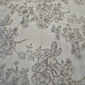 Abaya ผ้าซาตินเงางามของผู้หญิงผ้า100% ผ้า1156โพลีเอสเตอร์ผ้าแจ็คการ์ดสีดำระบายอากาศได้ดีเป็นพิเศษ - Product Image 1