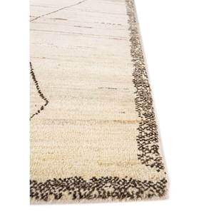 Alfombra Afgana de Lana Tejida a Mano, Color Marfil, Diseño Geométrico, Tejido Plano, Rectangular, para Pasillo, 9x12, para el Hogar, Enm-3054 (Cs-01) - Product Image 4