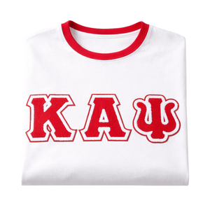 Camisa Premium Kappa Alpha Psi con Letras Bordadas en Chenille, Talla Real, Algodón Premium, Ropa de Fraternidad Griega - Product Image 6