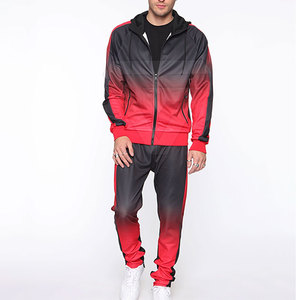 Chándal de 2 piezas con capucha para hombre, ropa deportiva Lisa para trotar, jersey de manga larga, sudaderas con capucha, conjuntos de chándal informal - Product Image 4