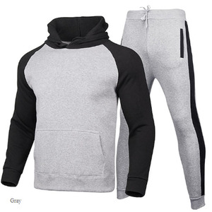 Vente en gros d'usine de vêtements de sport décontractés deux-pièces survêtement surdimensionné pour hommes - Product Image 6
