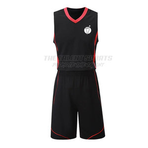Ensemble d'uniformes de basketball unisexes haut de gamme avec tissu respirant et design anti-transpiration sans manches pour l'été - Product Image 1