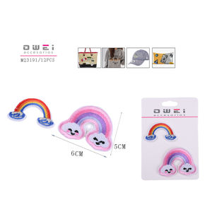 แผ่นปะติดเสื้อผ้าลายรุ้ง - Product Image 1