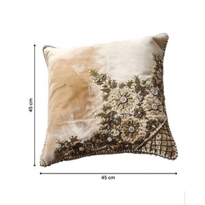 Cojín Decorativo Floral de Terciopelo de Lujo para Sofá y Hogar - Product Image 2