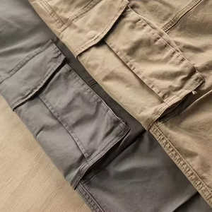 Pantalon cargo tactique décontracté multi-poches pour homme - Taille élastique, imperméable et respirant, en spandex/coton - Product Image 3