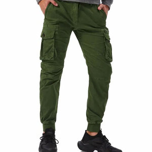 Pantalons cargo en gros pour hommes, pantalons et pantalons de travail pour hommes avec poches latérales, pantalons cargo tendance avec votre propre logo - Product Image 4
