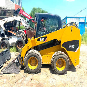 Cargadora de Dirección Deslizante CAT246 Usada en Buenas Condiciones, Carga Nominal de 2 Toneladas, en Venta para Exportación y Comercio Exterior - Product Image 1