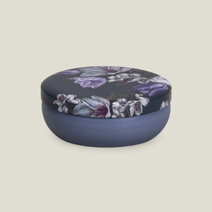 Vente chaude en gros imprimé floral pot en métal bougie mariage fêtes d'anniversaire décor à la maison - Product Image 2