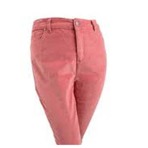 Pantaloni Lexington in velluto a coste da donna Charter Club, a vita alta, anti-piega, con stampa animalier, colore rosa, taglia 8 - Product Image 3