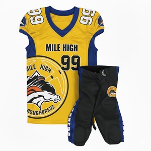 Camiseta de Fútbol Americano Personalizada, Transpirable, de Alta Calidad, 100% Poliéster, Impresión Digital, Número de Equipo Personalizado 2026 - Product Image 4