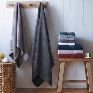 ชุดผ้าขนหนูอาบน้ำคอตตอนสุดหรูน้ำหนักเบาแห้งเร็วและดูดซับได้ดีสำหรับใช้ในสปาและโรงแรม - Product Image 5