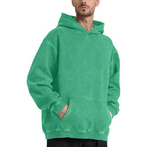 Sudadera de lavado ácido con estilo personalizable de alta calidad para hombre, Sudadera con capucha desgastada cómoda a la moda, técnicas bordadas para invierno - Product Image 5