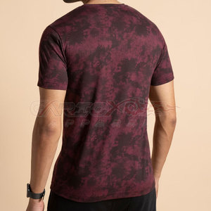 เสื้อยืดมัดย้อมสำหรับผู้ชาย, ผ้าฝ้าย100% โอเวอร์ไซส์ระบายอากาศได้ดีเสื้อมัดย้อมสำหรับฤดูร้อน - Product Image 3