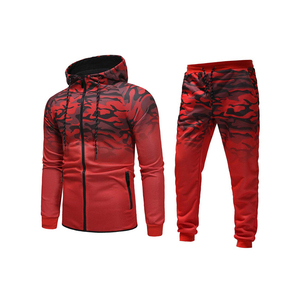 Venta al por mayor de ropa deportiva de los hombres personalizados chándal para entrenamiento/Nuevo diseño de cremallera chándal en precio muy bajo - Product Image 3