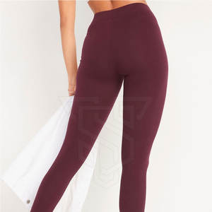 Meilleure qualité femmes Fitness solide motif Yoga Leggings taille moyenne fermeture élastique Style décontracté prix raisonnable pour le Pakistan - Product Image 4
