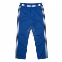 Pantalones de béisbol a rayas blancos clásicos Tela de poliéster Ropa deportiva de entrenamiento de longitud completa Pantalones de uniforme de equipo personalizado