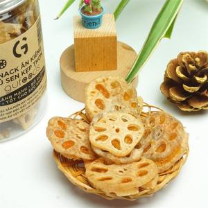 Fabricant OEM de racine de lotus séchée avec confiture d'ananas, racine de lotus avec confiture d'ananas pour le Tet, origine Vietnam ANGLE - Product Image 6