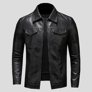 Veste en cuir vintage de haute qualité pour hommes, en cuir naturel, vente chaude - Product Image 5