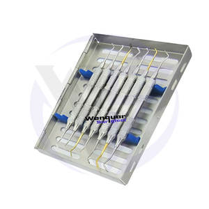 7-Piece Manual Stainless Steel Dental Composite <b>Resin</b> Filling Instrument Set Sterilization Spatulas Carvers Fillers <b>Kit</b> for - Product Image 3
