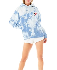 OEM servicio precio al por mayor personalizado hecho de fábrica 100% algodón elegante Top Pullover Tie Dye mujeres sudaderas con capucha - Product Image 4