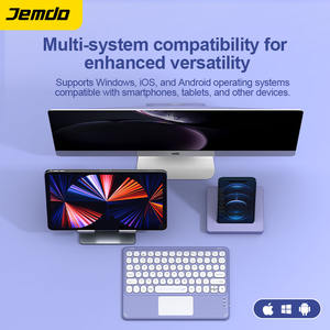 Jemdo แป้นพิมพ์ไร้สาย USB สำหรับ <span class=keywords><strong>iPad</strong></span> สำหรับ Huawei matepad สำหรับ Apple redmi Honor RGB backlit ได้รับการรับรอง - Product Image 3