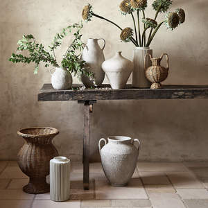 Vases en rotin écologiques de style moderne du milieu du siècle, esthétique élevée, design unique pour la décoration de la maison, de l'hôtel et des mariages - Product Image 6