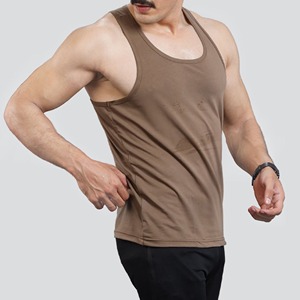Camiseta sin Mangas para Hombre, Transpirable, Nuevo Diseño, MOQ Bajo, para Venta en Línea, Última Llegada, Ropa Deportiva, Camiseta sin Mangas para Hombre de Alta Calidad - Product Image 4