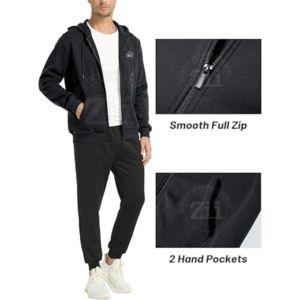 Sudadera con Capucha de Diseñador para Invierno, Estilo Urbano, Hombros Caídos, Estampada y Bordada, Corte Regular, Venta al por Mayor, 100% Algodón, para Hombre - Product Image 3