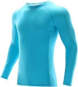 Combinaison de sport de compression pour homme, manches longues, vêtements de sport, thermique, anti-perte de muscle, combinaison de surf, respirante, anti-UV, à ouverture frontale - Product Image 6