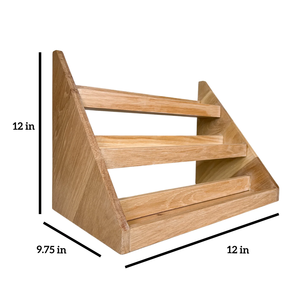 <b>Wood</b> <b>Spice</b> Storage Box <b>Rack</b> Best Quality Customized 2 Tier <b>Rack</b> Natural Acacia <b>Wood</b> <b>Spice</b> <b>Rack</b> best Selling Sale - Product Image 3