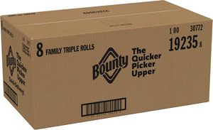 Bounty Quick-Size Paper Towels, White, 8 Family Triple Rolls = 27 Regular Rolls - Product Image 5